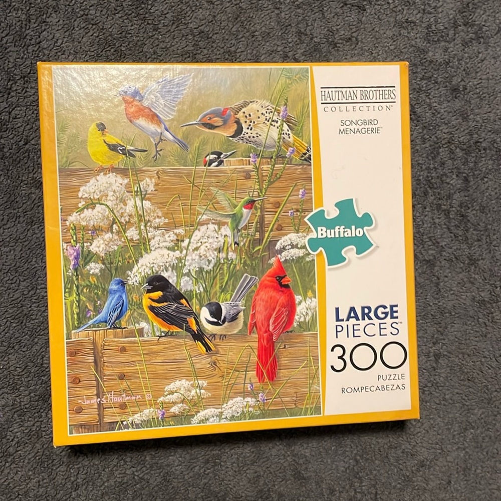 SEALED Buffalo puzzle Songbird Menagerie 400 pcs.